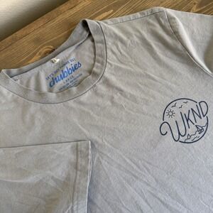 Chubbies‎ Men's Large Grey Logo Short Sleeve Tee T-Shirt Top